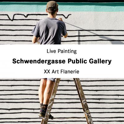 Live Painting - Schwendergasse Public Gallery | XX Art Flanerie Festival